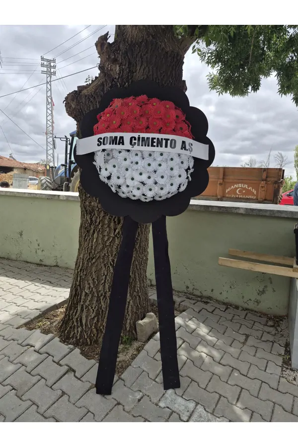 Yapay Çiçek Cenaze Çelengi 